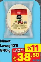 NİMET LAVAŞ 12'Lİ NİMET LAVAŞ 12'Lİ